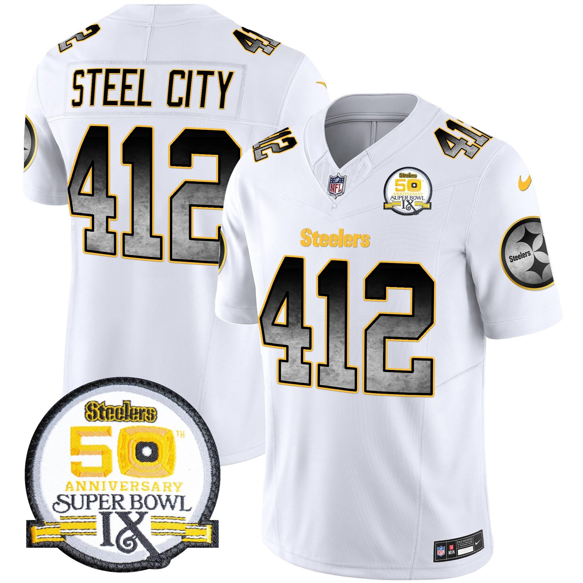 White - Steel City 412