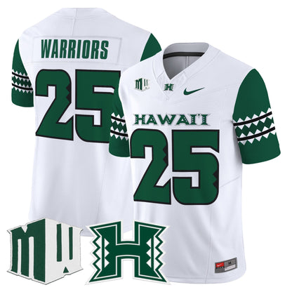 White - #25 Warriors