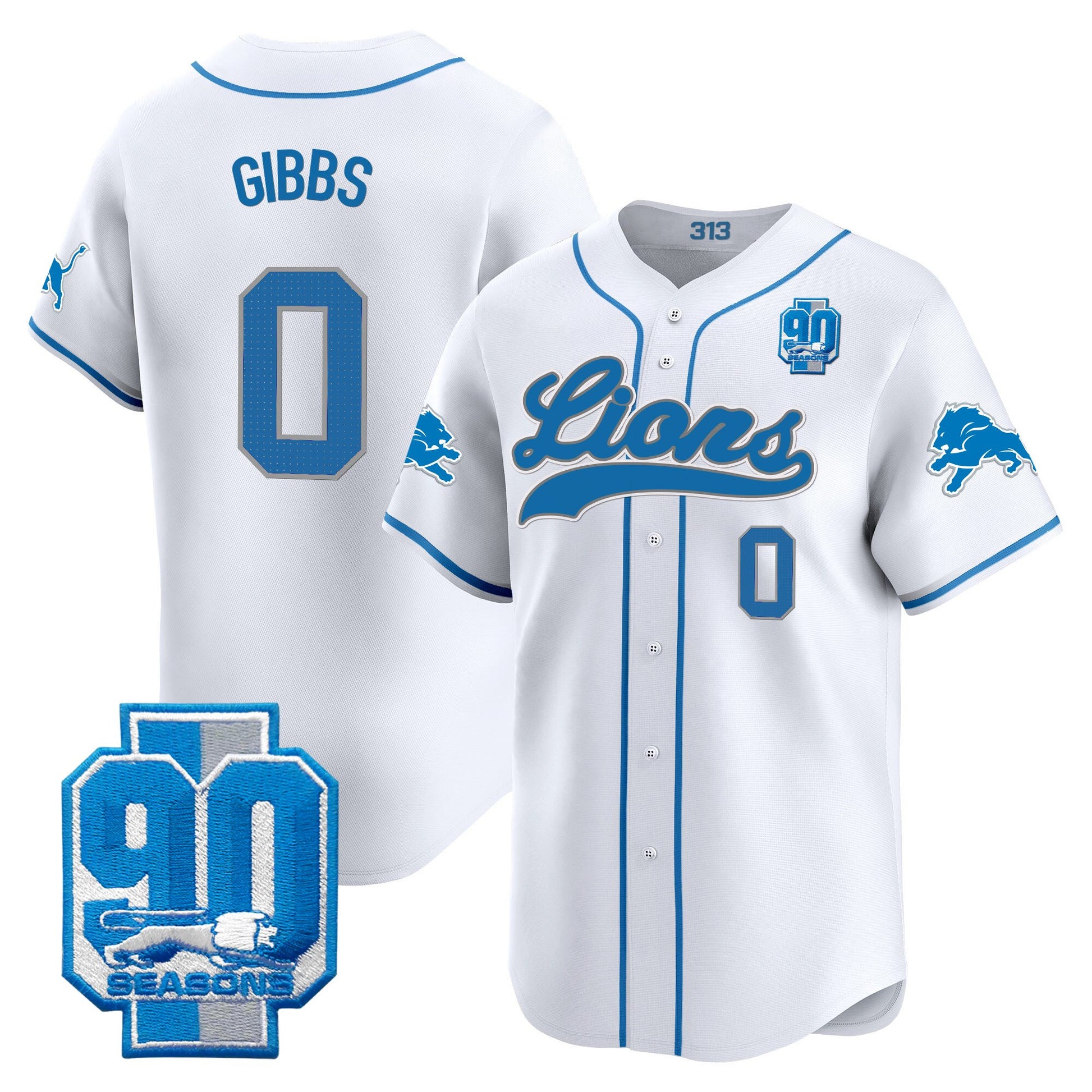 White - Jahmyr Gibbs