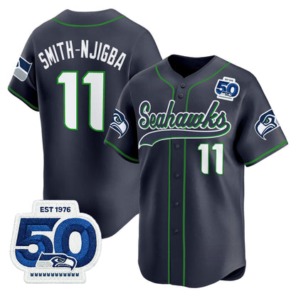 College Navy - Smith-Njigba