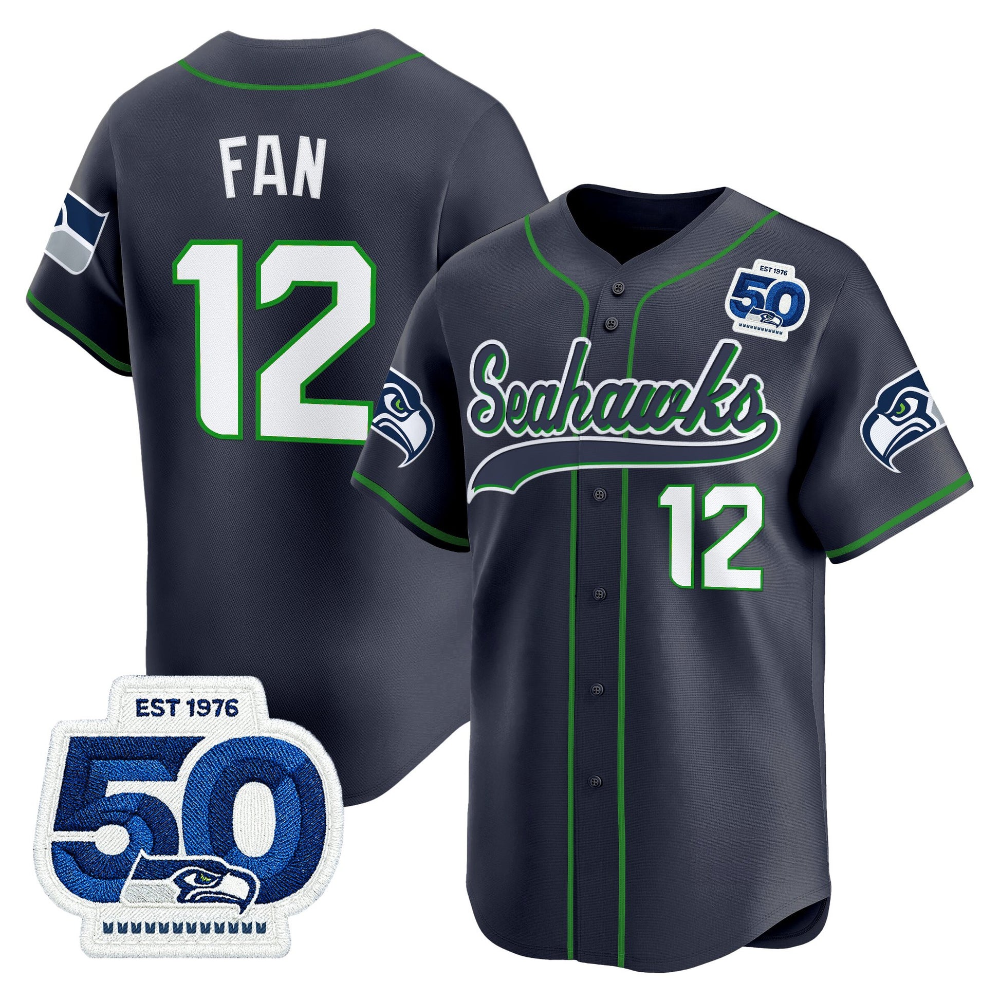 College Navy - 12Th Fan