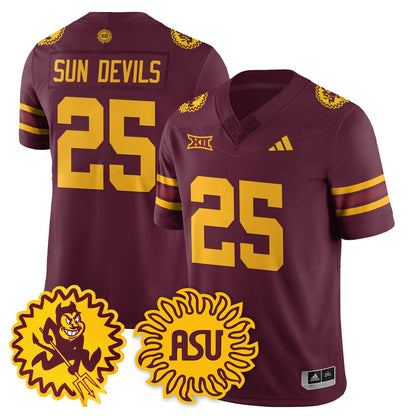 Maroon - Sun Devils - 25