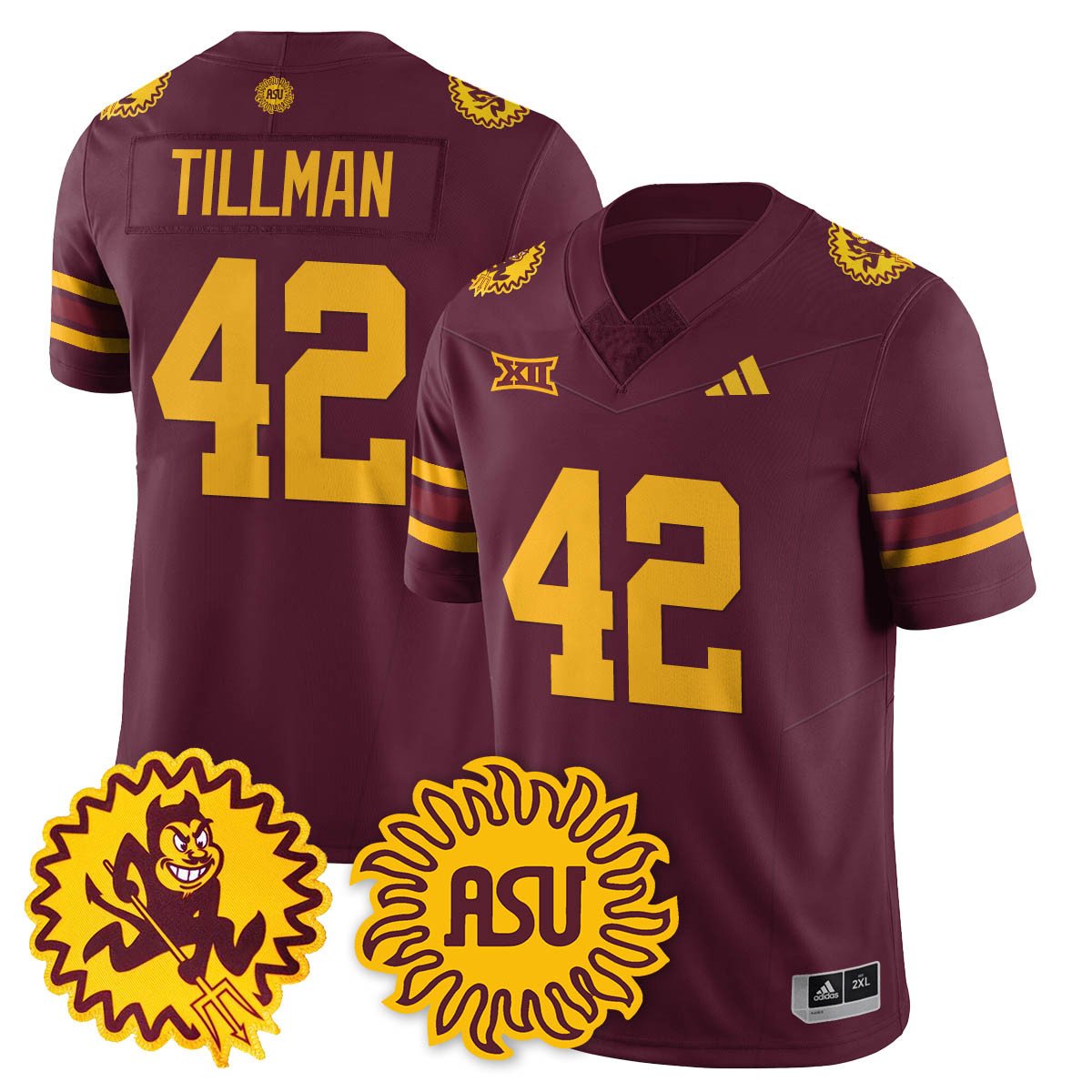 Maroon - Pat Tillman - 42