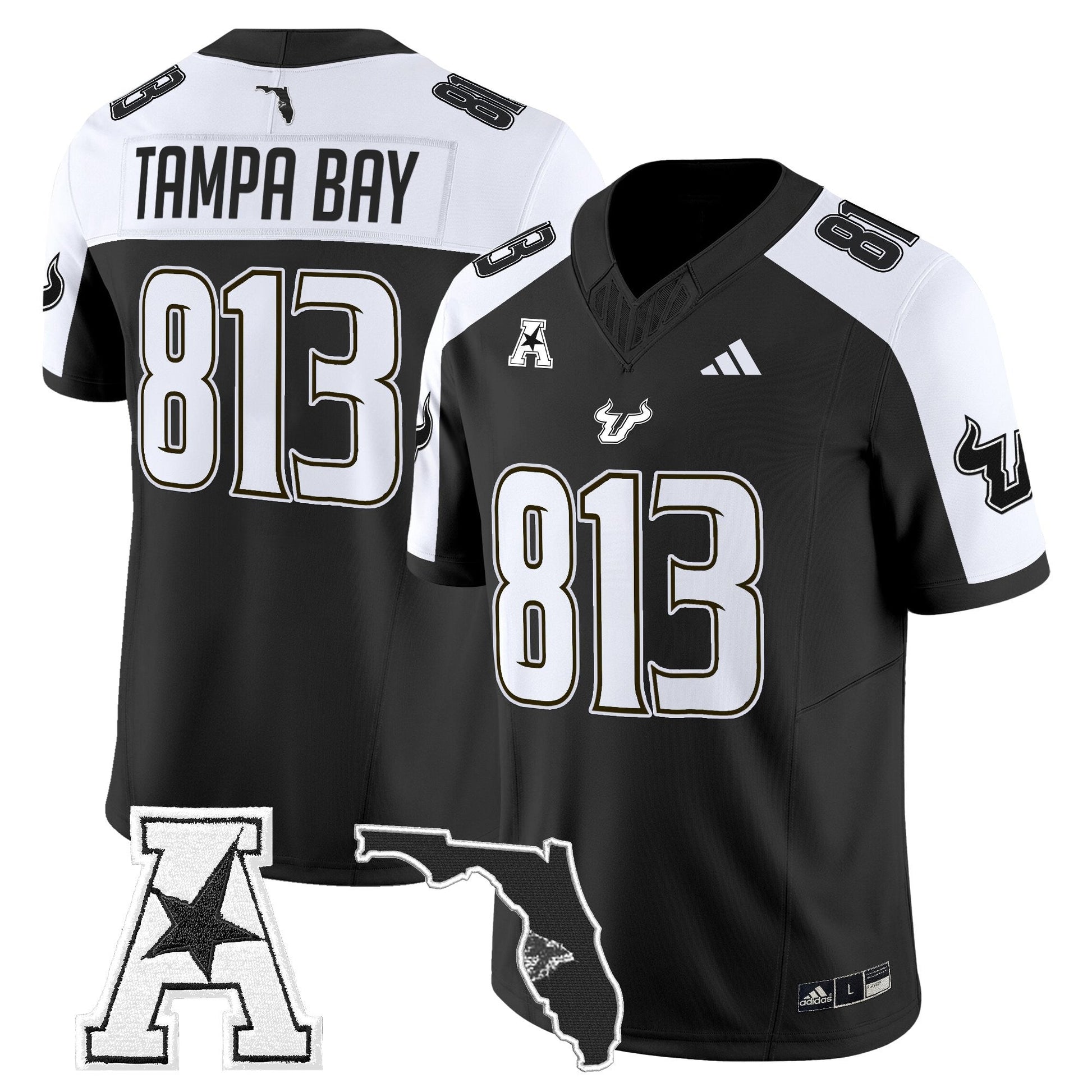 Black Alternate - Tampa Bay 813