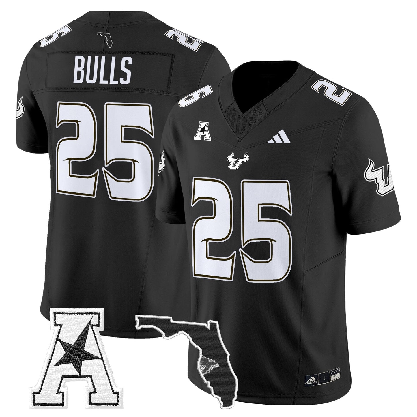 Black - #25 Bulls