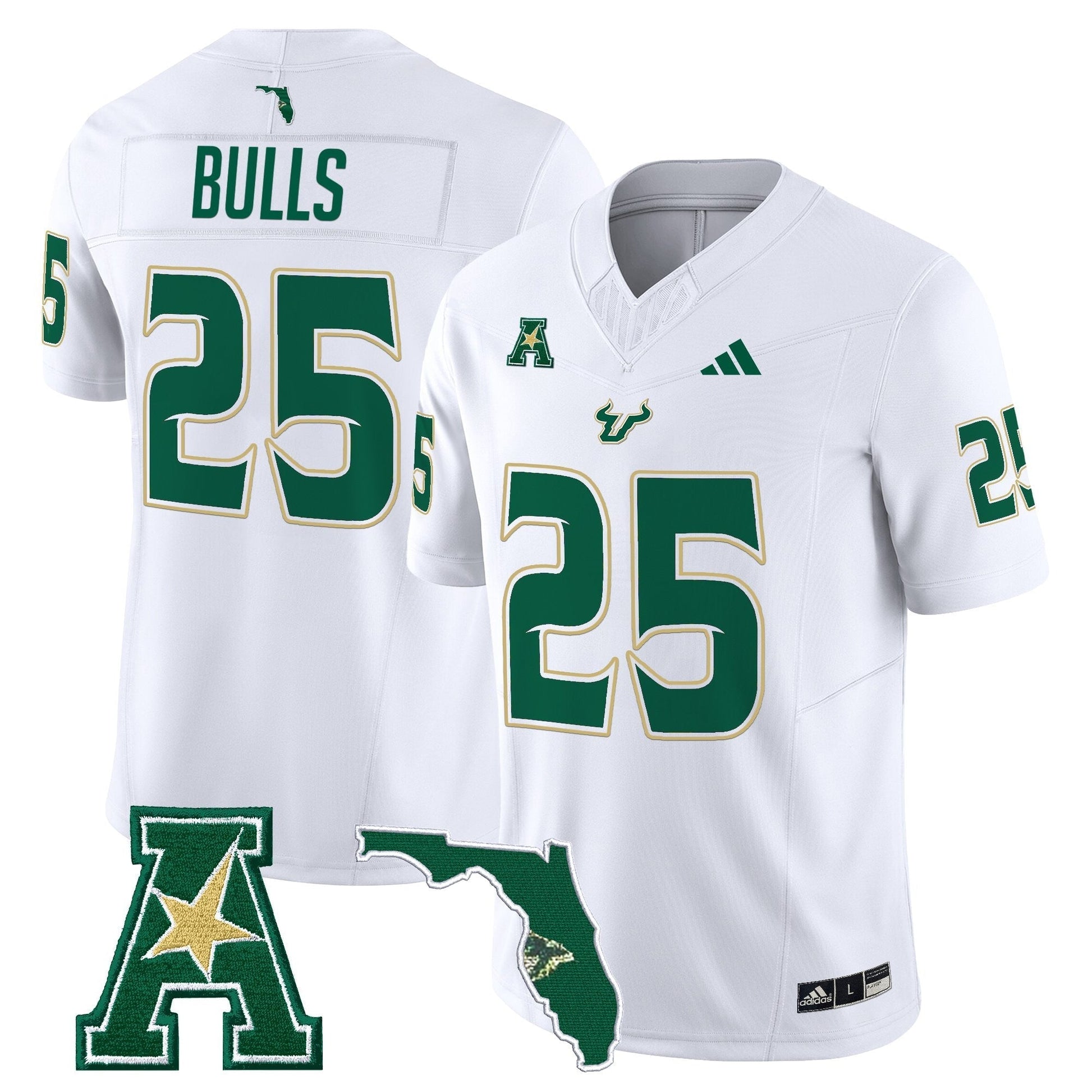 White - #25 Bulls