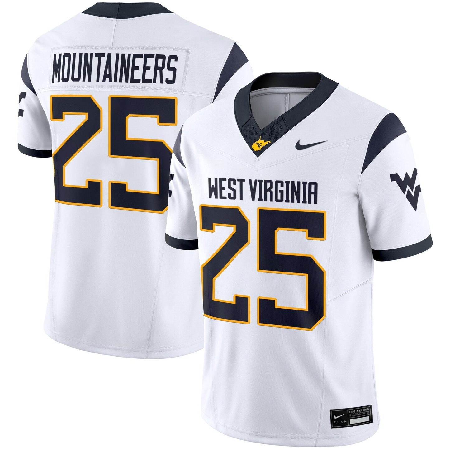 White - #25 Mountaineers