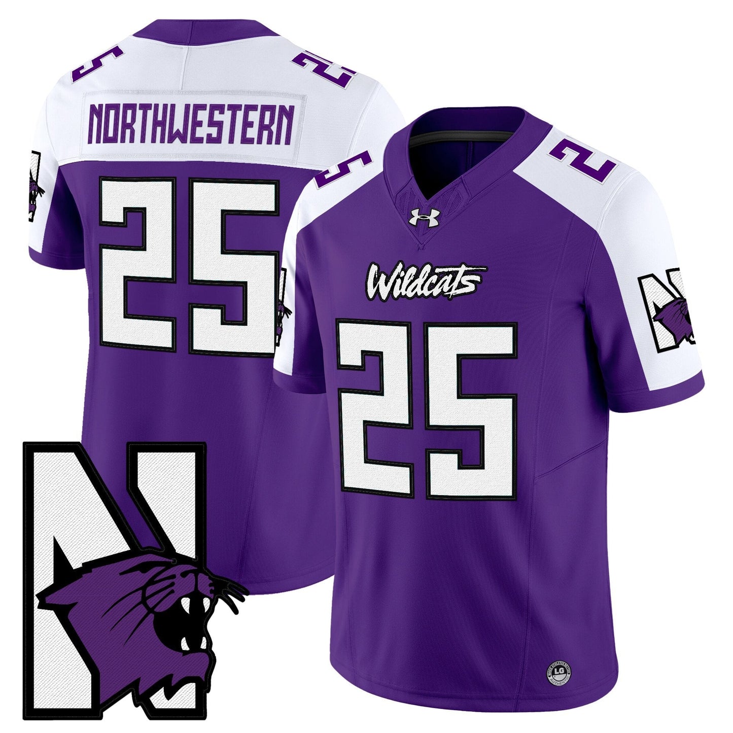 Purple Alternate - #25 Northwestern