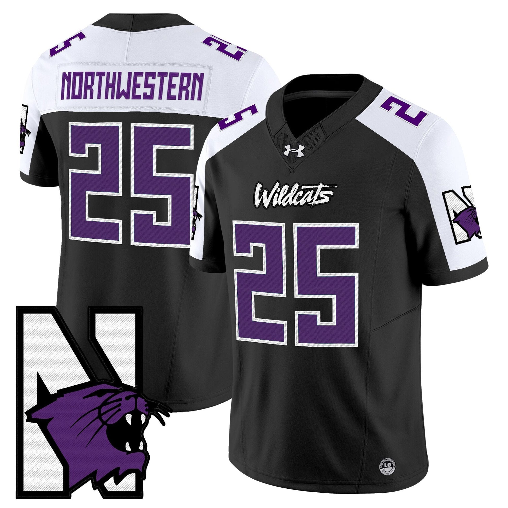 Black Alternate - #25 Northwestern