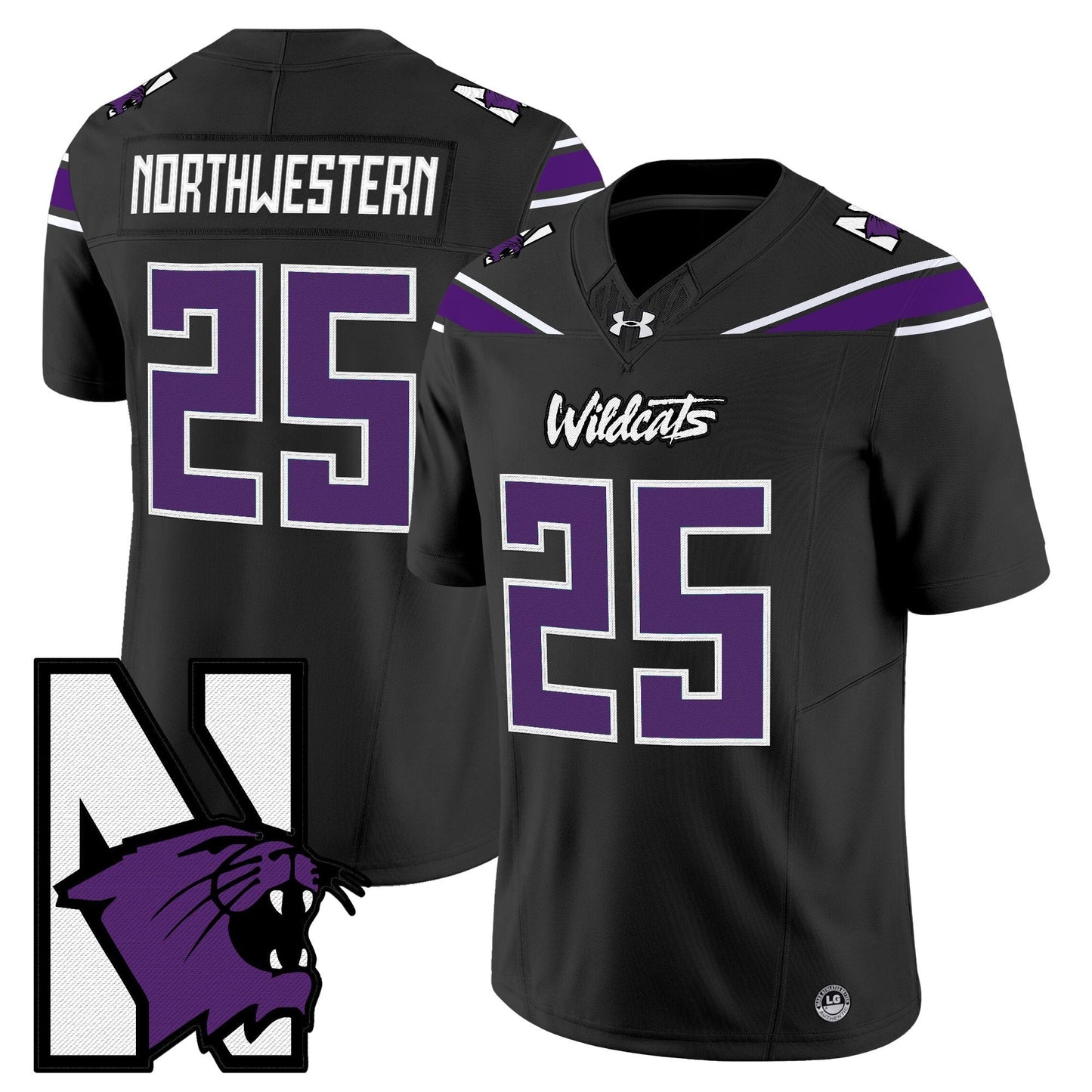 Black - #25 Northwestern