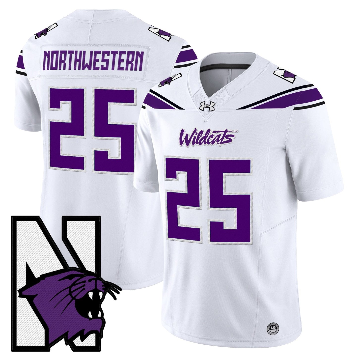 White - #25 Northwestern