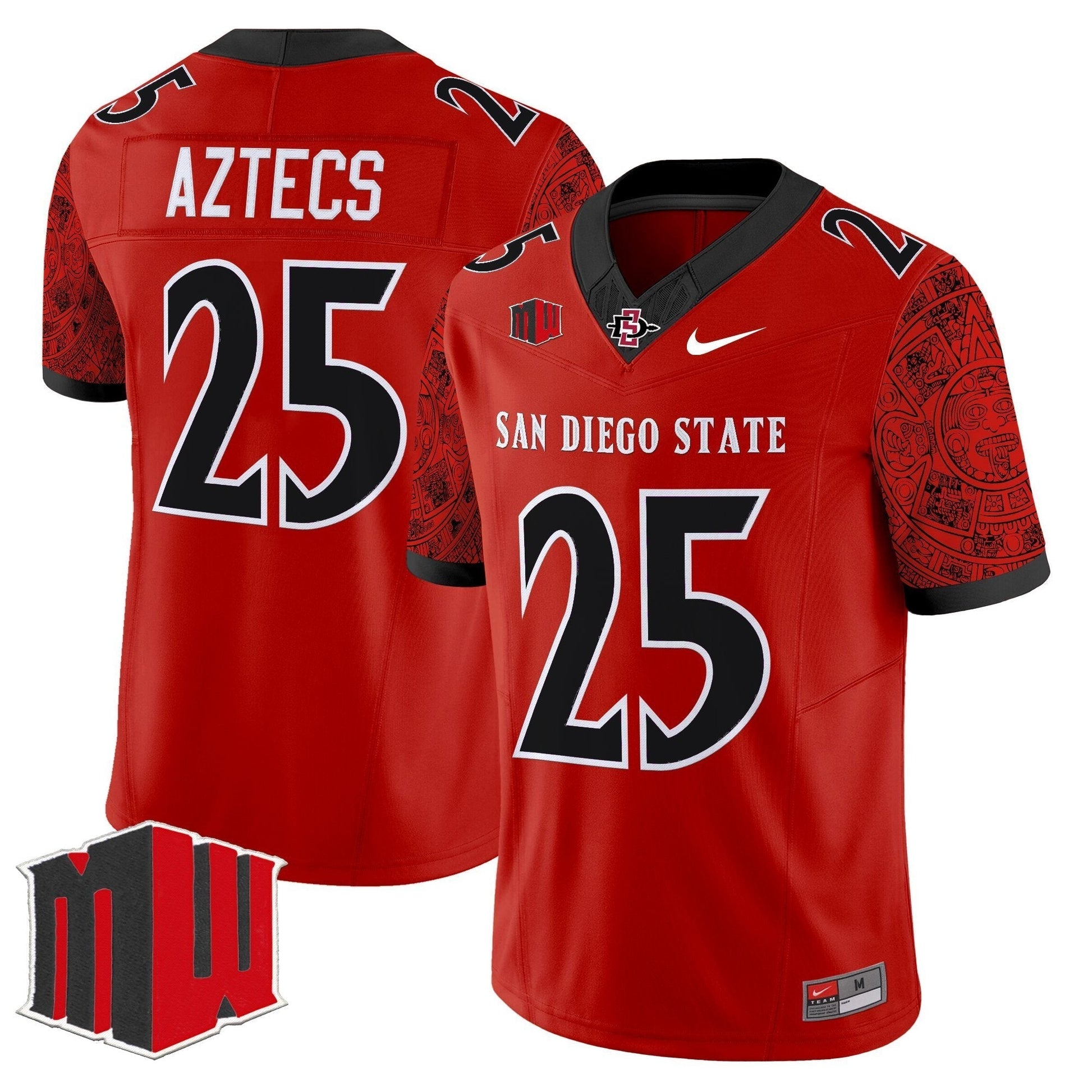 Red - #25 Aztecs