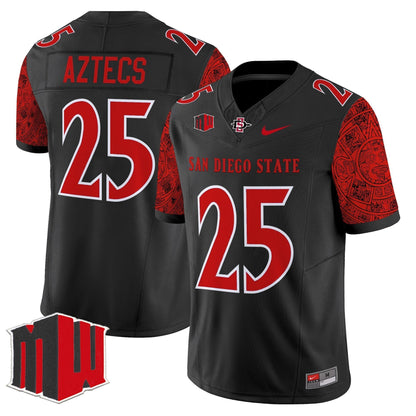 Black - #25 Aztecs