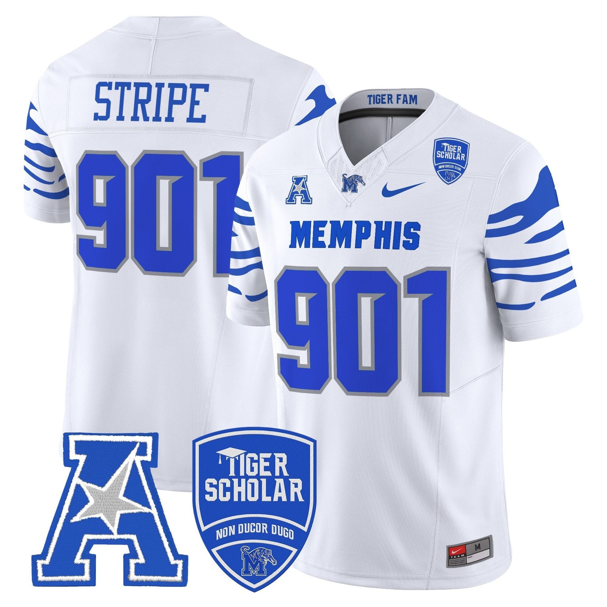 White - Stripe 901