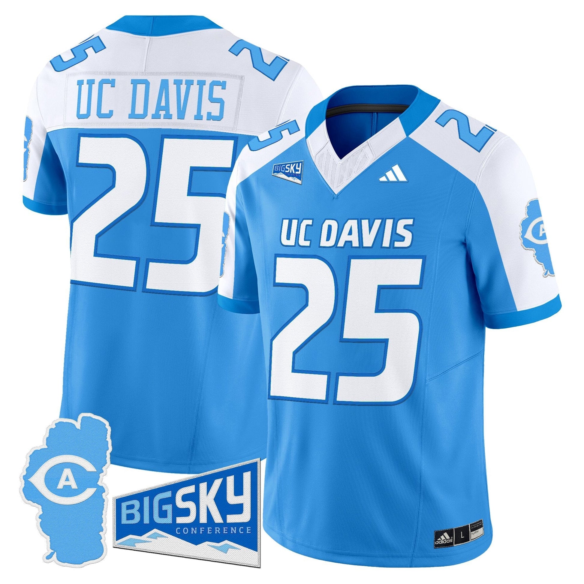 Bold Aqua Alternate - #25 UC Davis