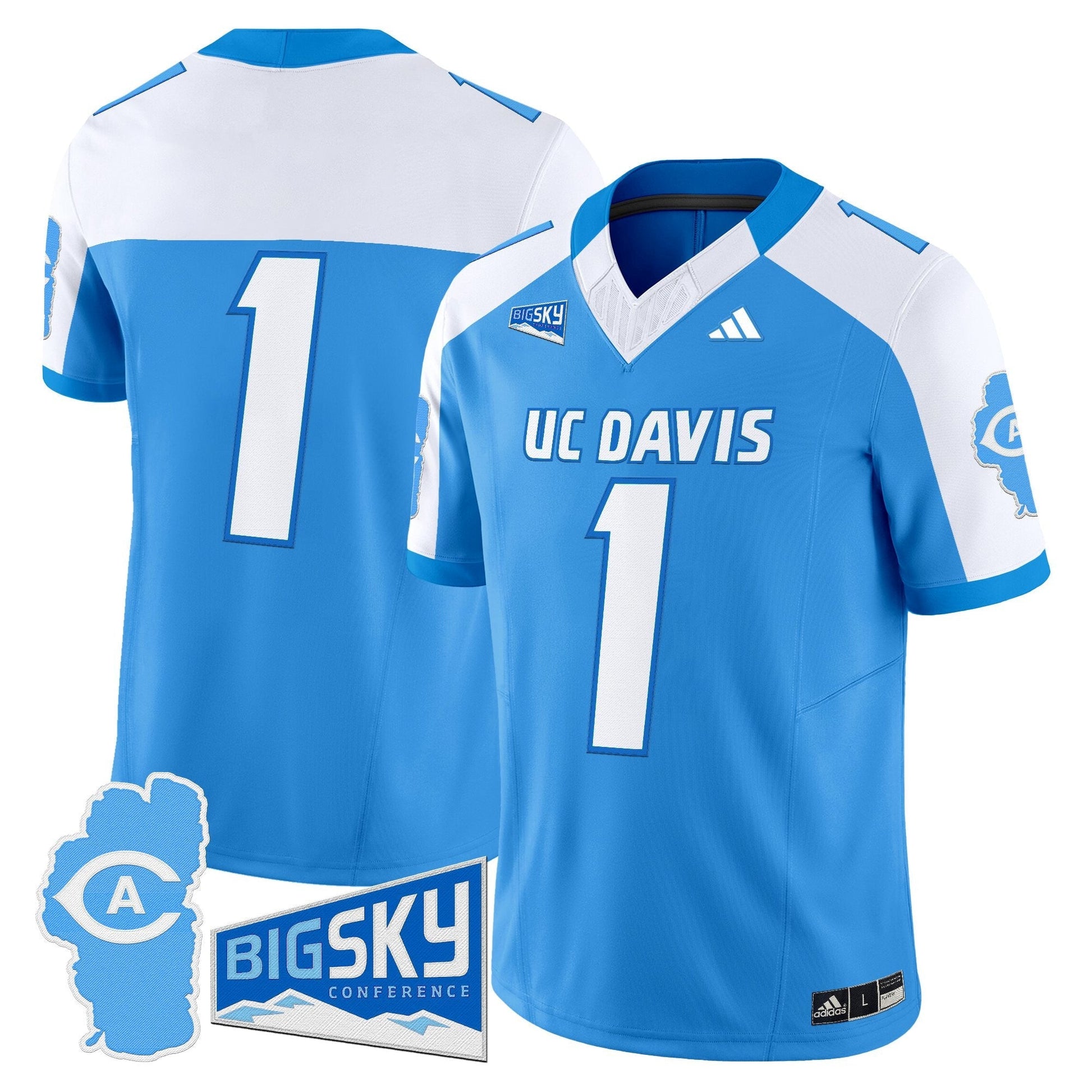 Bold Aqua Alternate - #1 Team