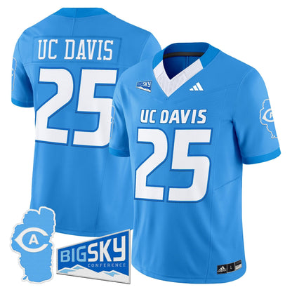 Bold Aqua - #25 UC Davis