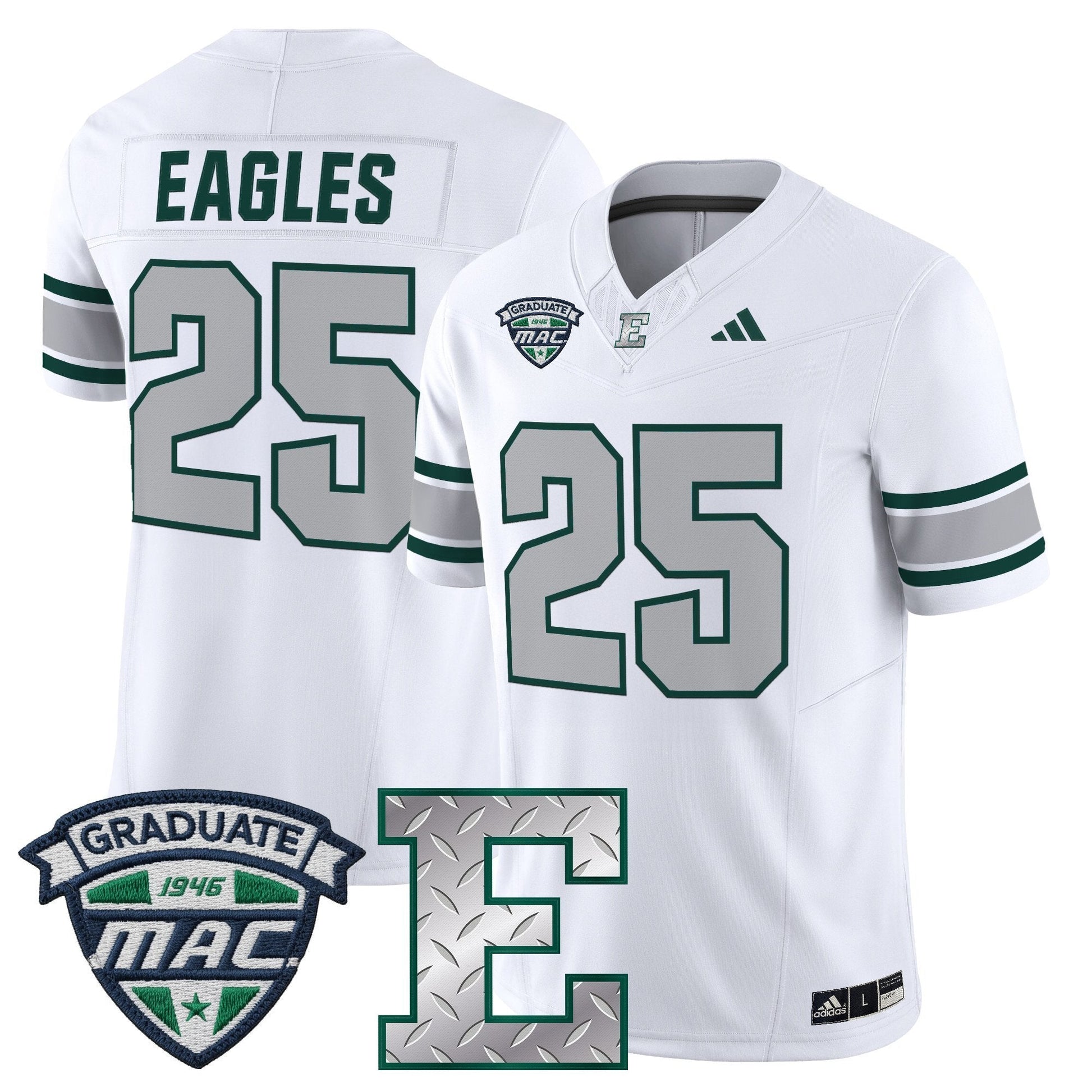 White - #25 Eagles