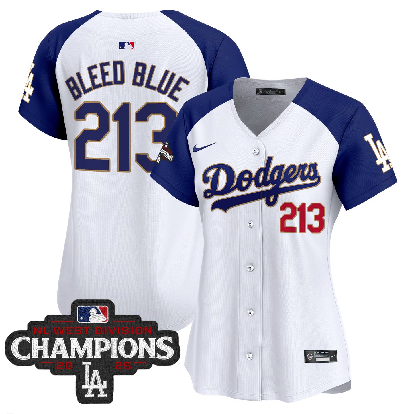 White Alternate - Bleed Blue 213