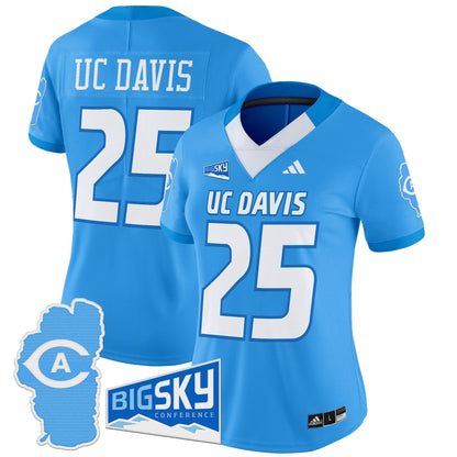 Bold Aqua - #25 UC Davis