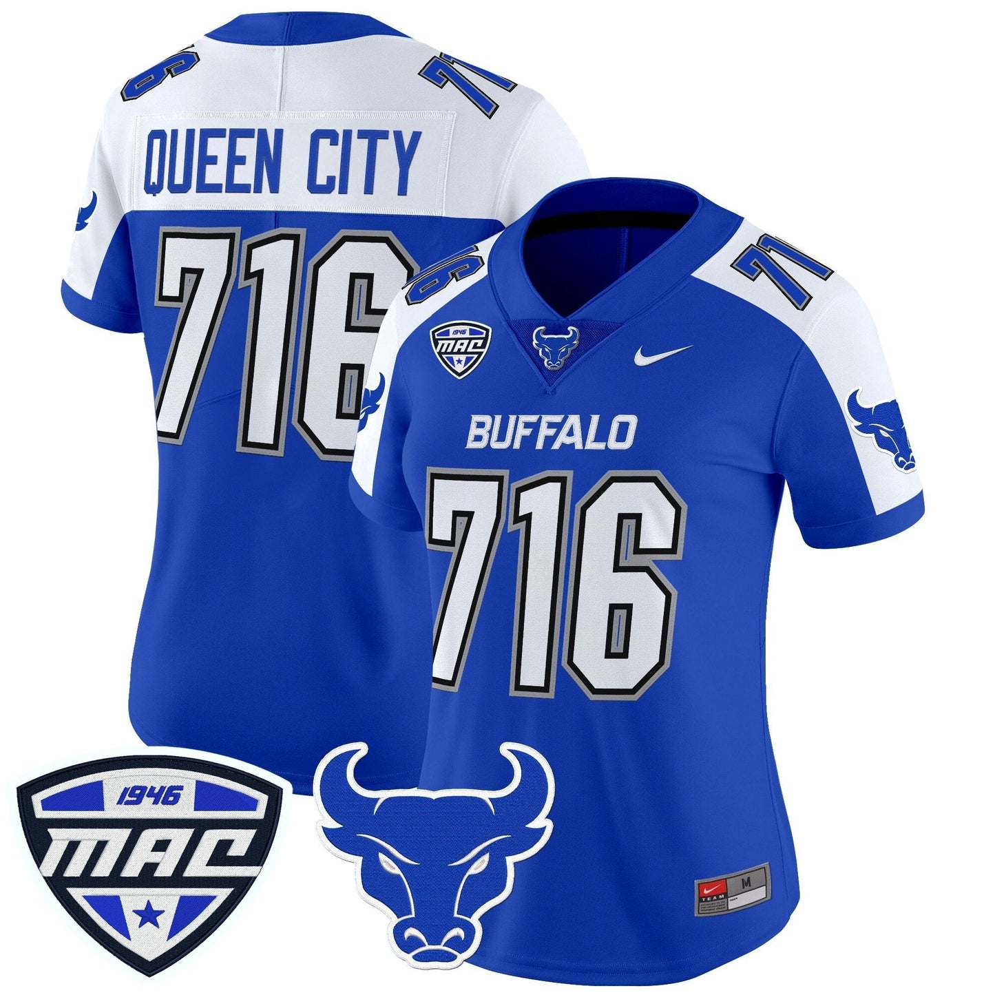 Blue Alternate - Queen City 716