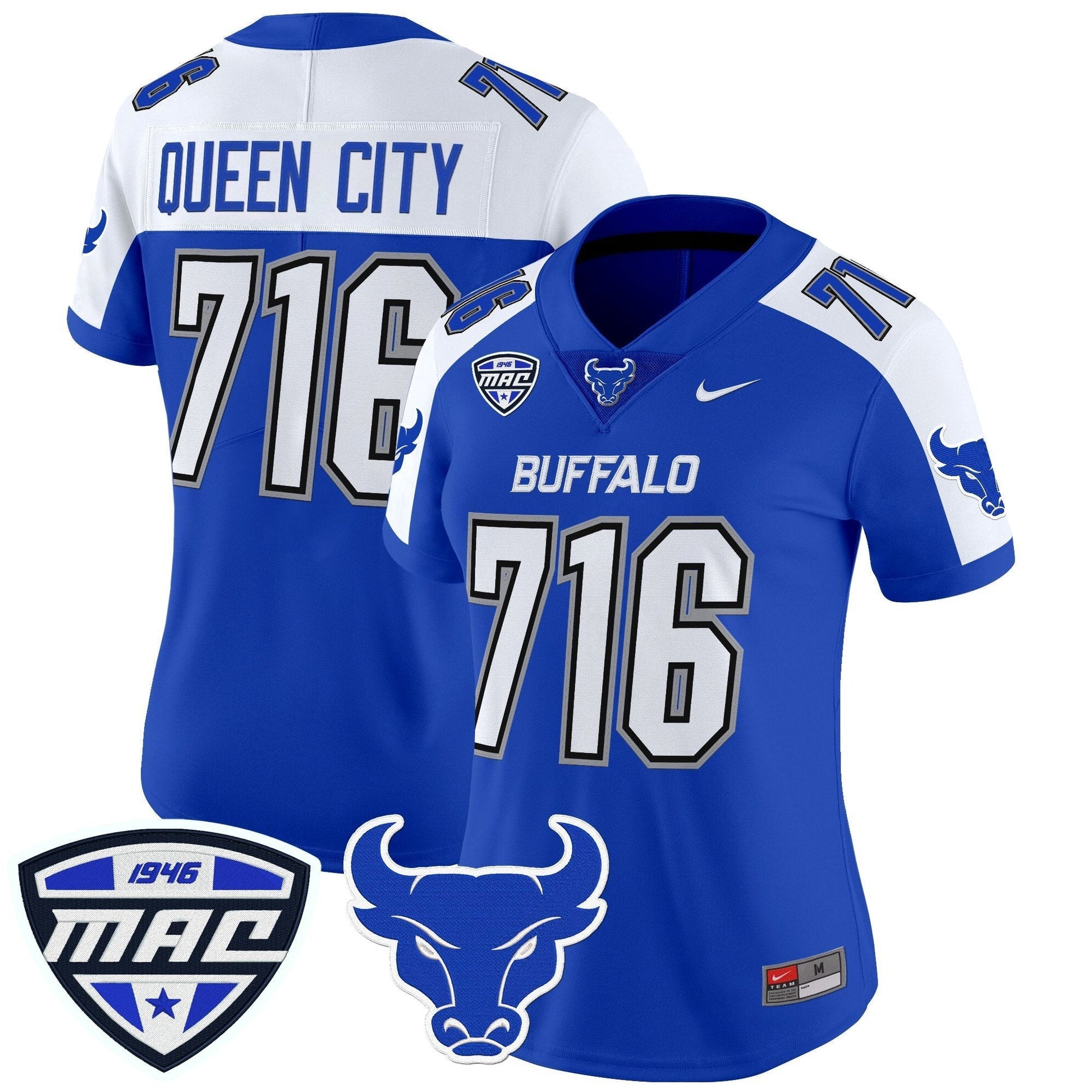 Blue Alternate - Queen City 716