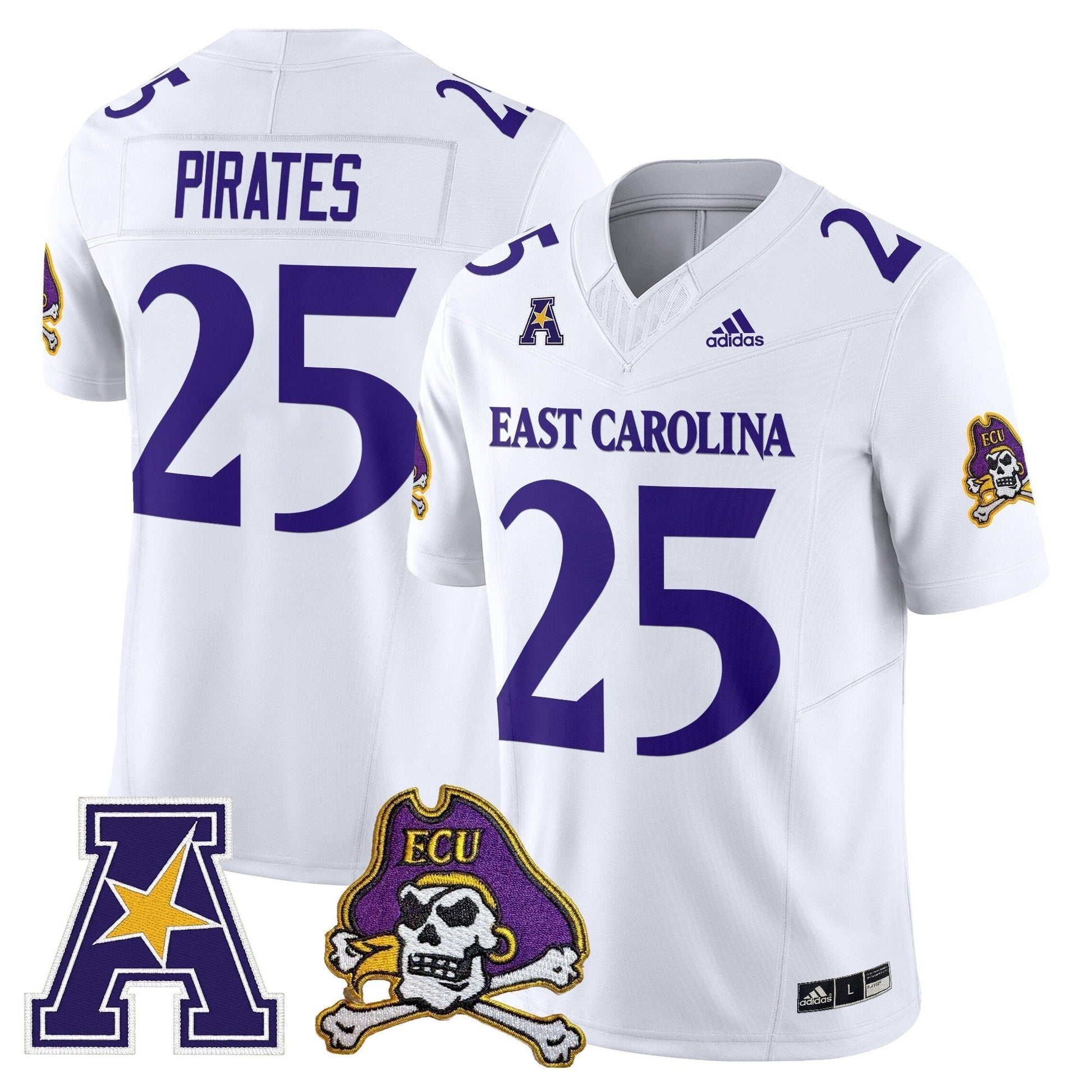 White - #25 Pirates