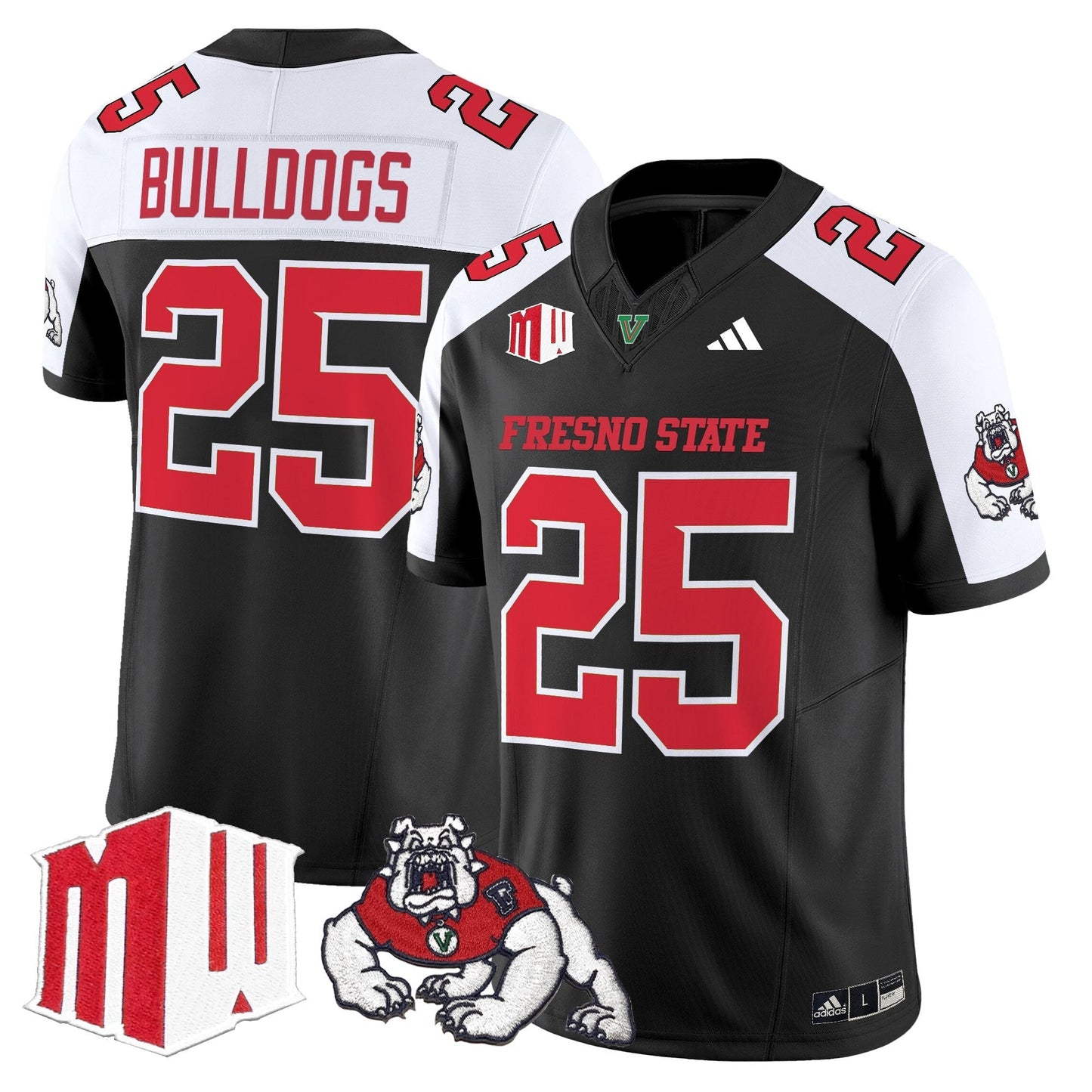 Black Alternate - #25 Bulldogs