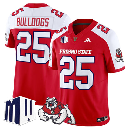 Red Alternate - #25 Bulldogs