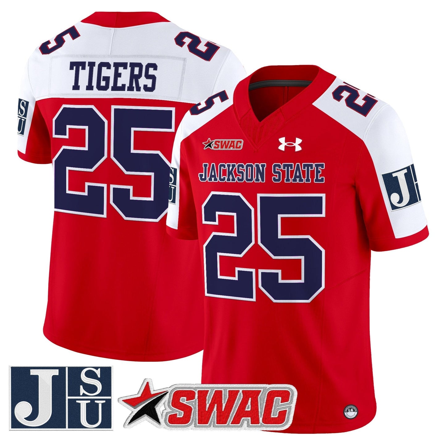 Red Alternate - #25 Tigers