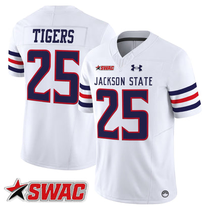 White - #25 Tigers