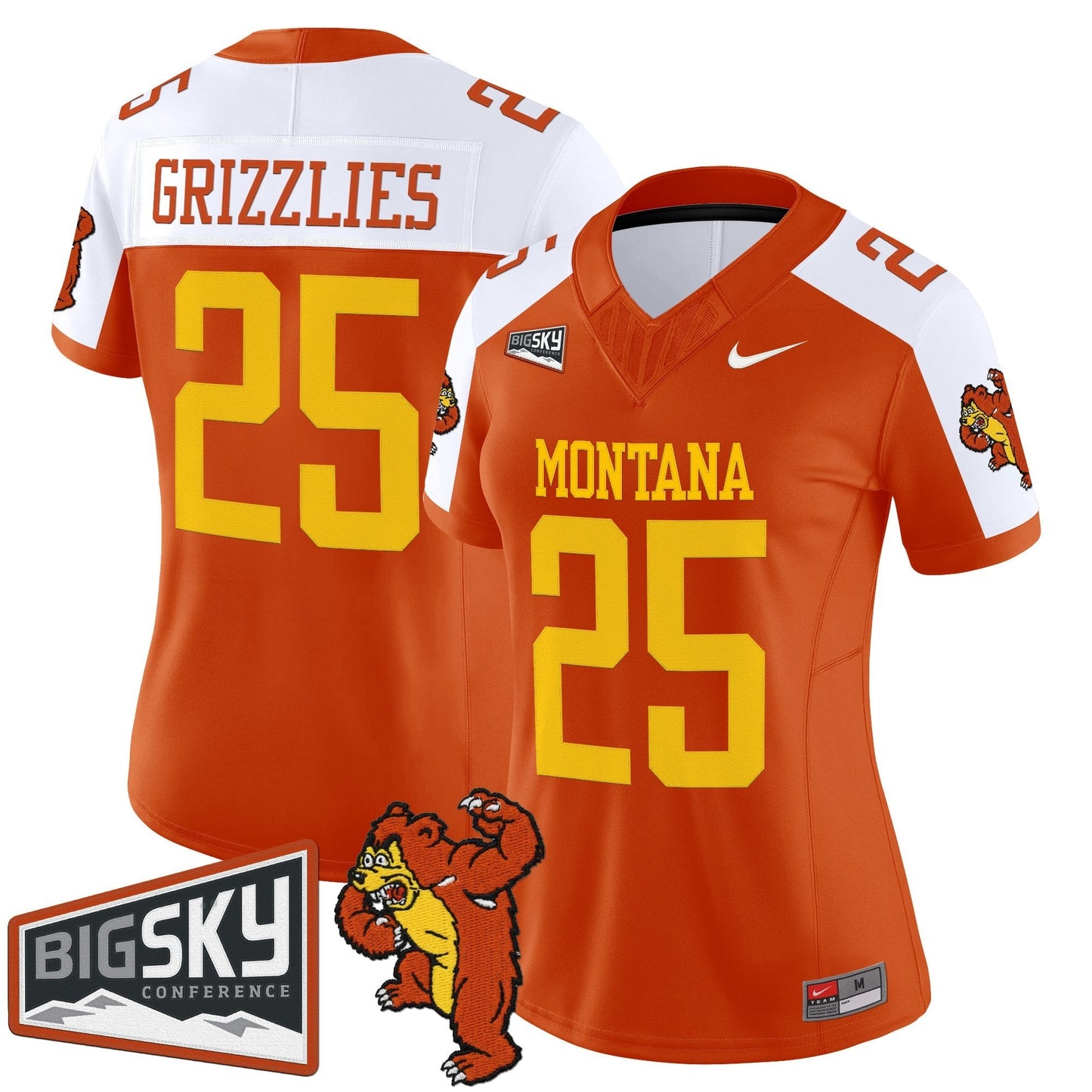 Orange Alternate - #25 Grizzlies