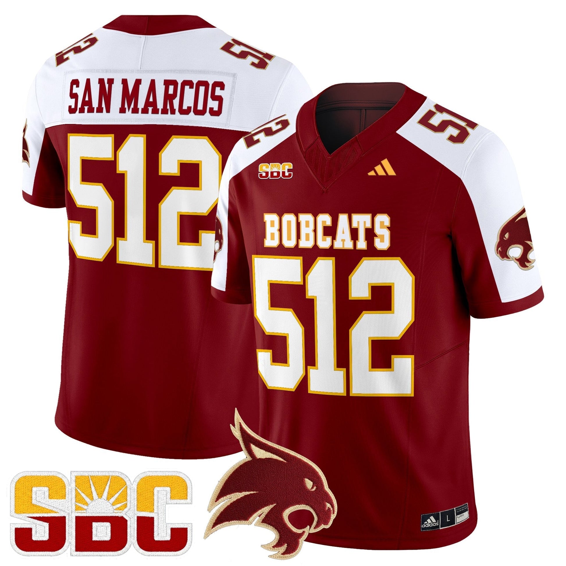 Maroon Alternate - San Marcos 512