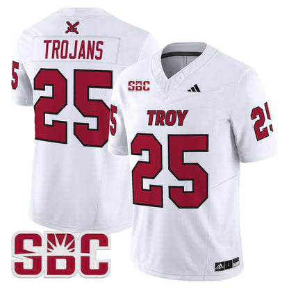 White - #25 Trojans