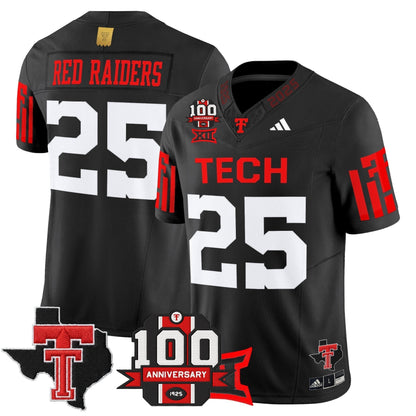 Black - #25 Red Raiders