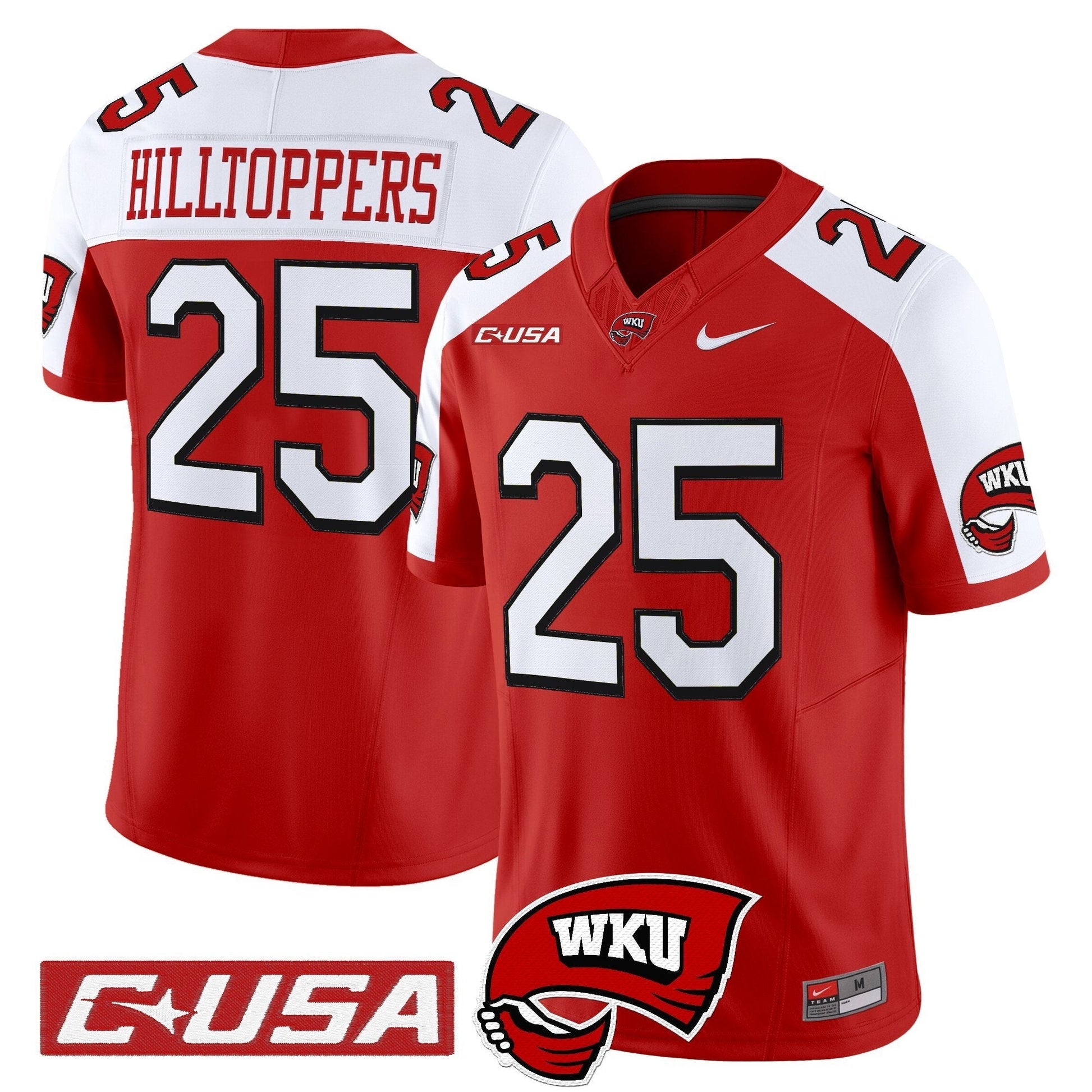 Red Alternate - #25 Hilltoppers