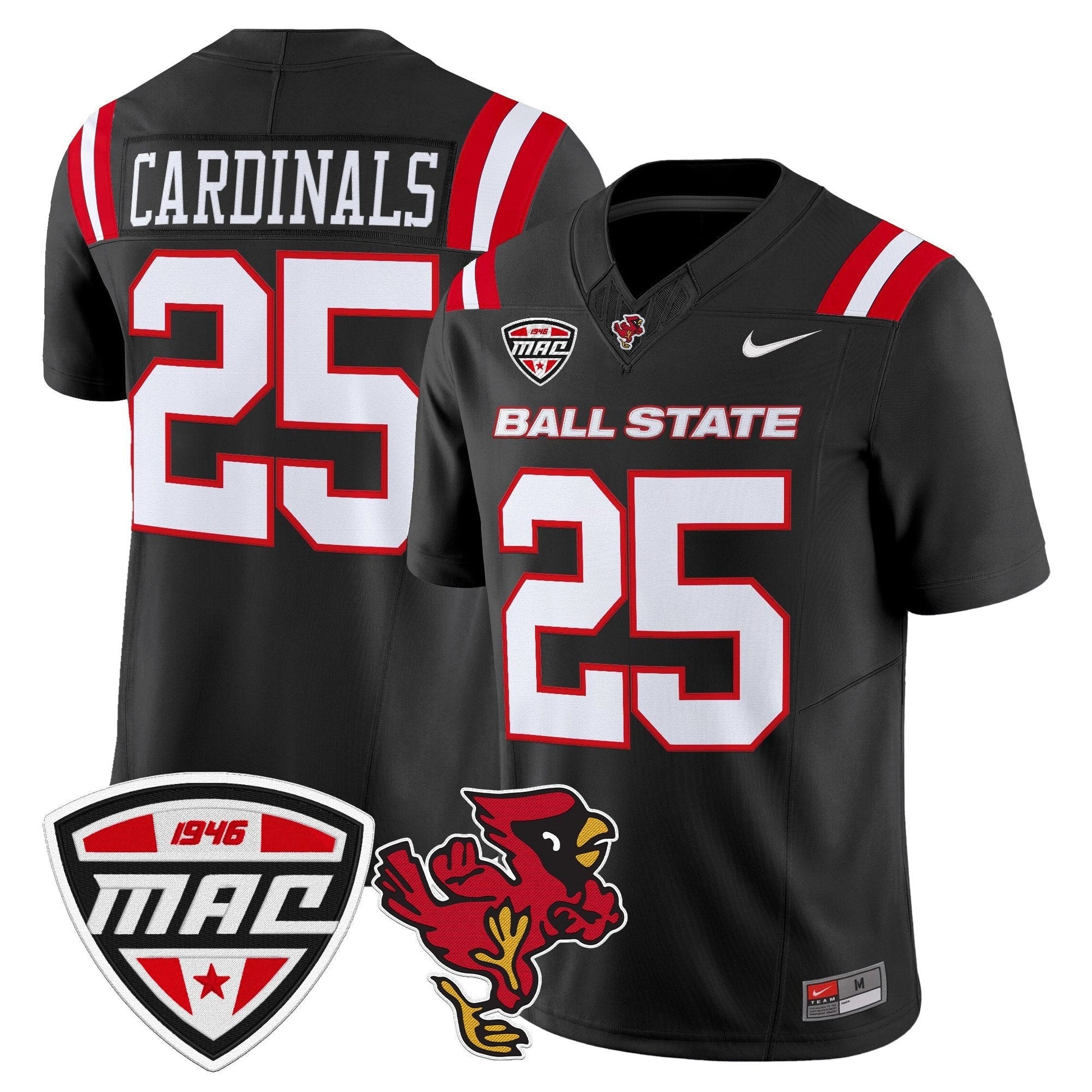 Black - #25 Cardinals