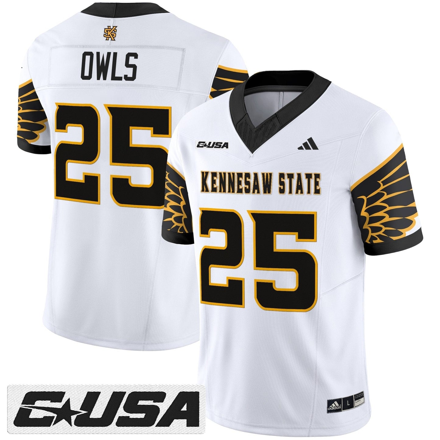 White - #25 Owls