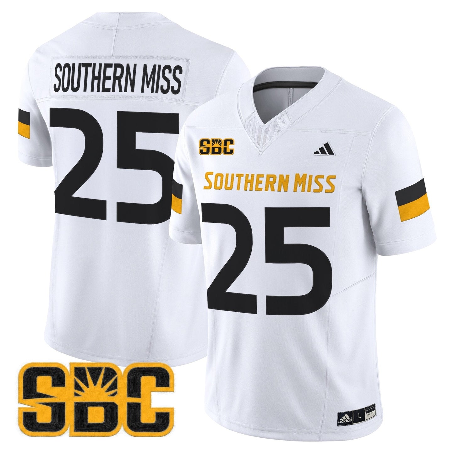 White - #25 Southern Miss