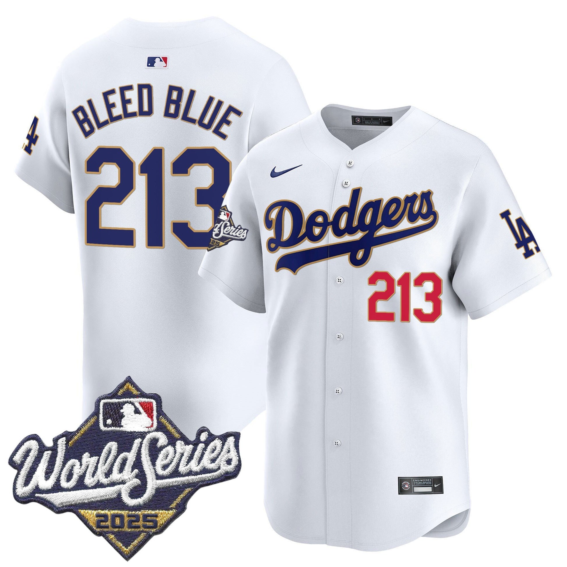 White - Bleed Blue 213