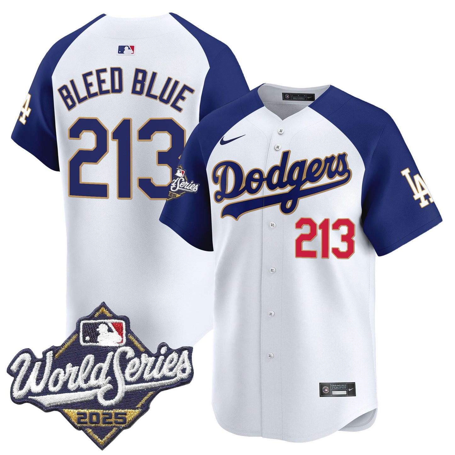 White Alternate - Bleed Blue 213