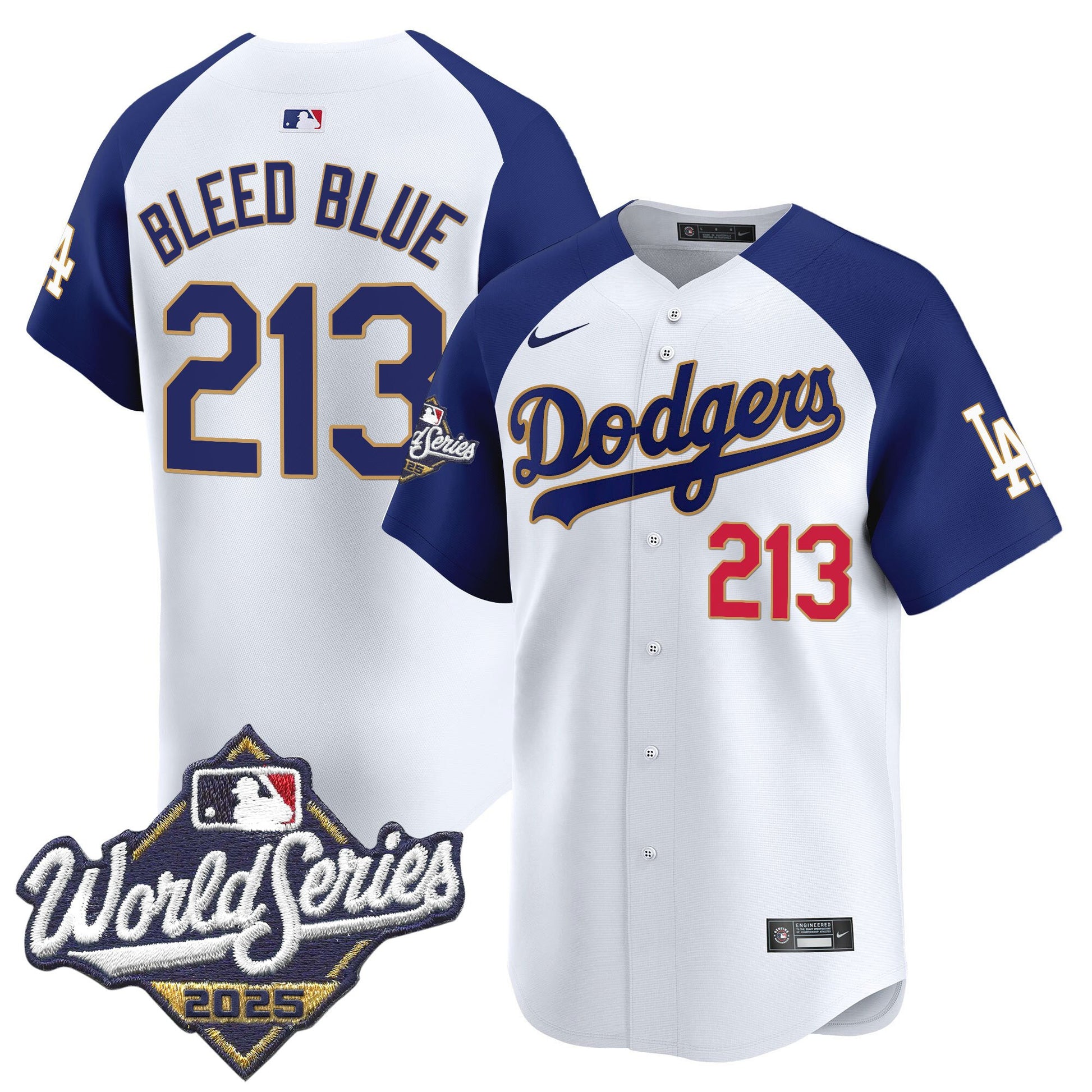 White Alternate - Bleed Blue 213
