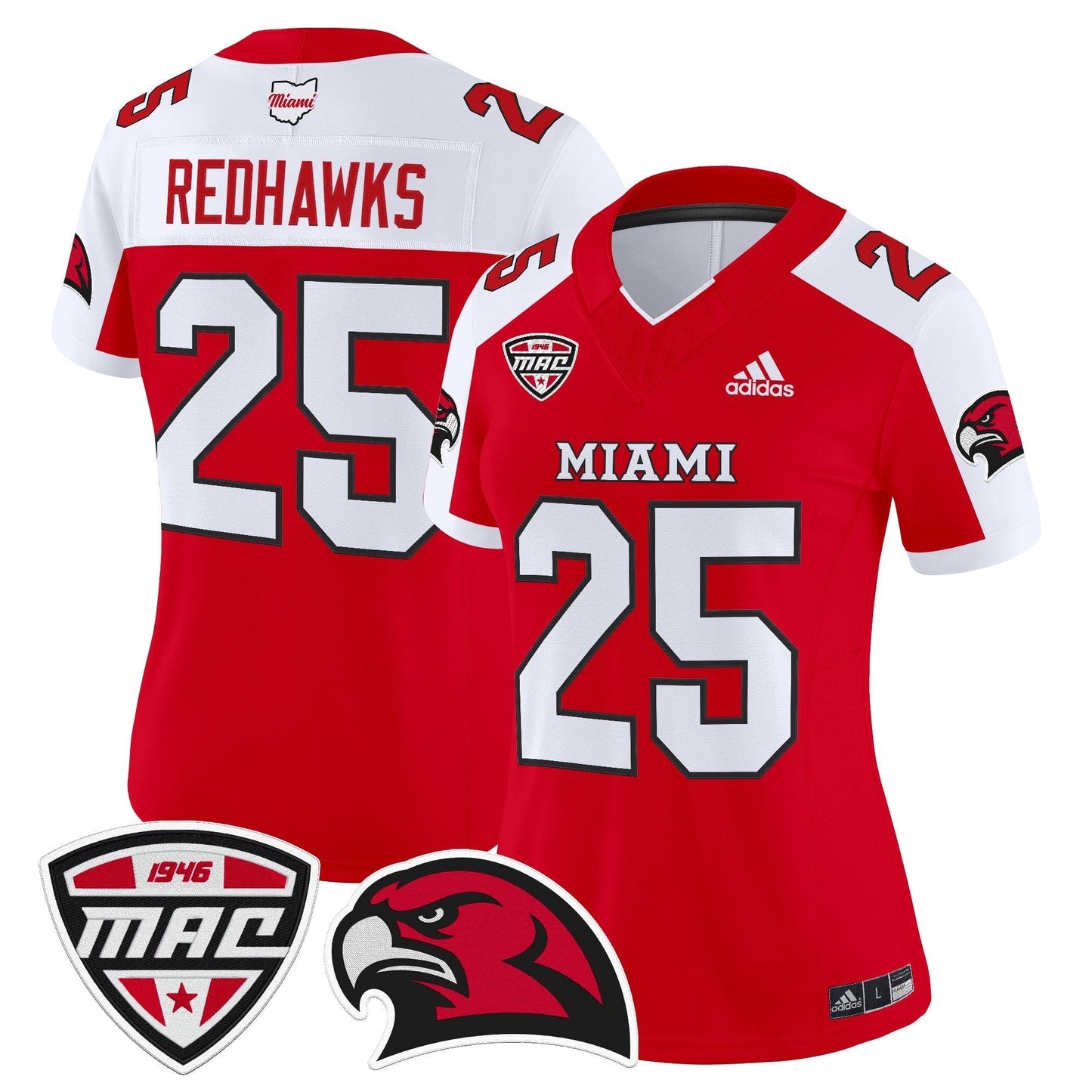 Red Alternate - #25 RedHawks