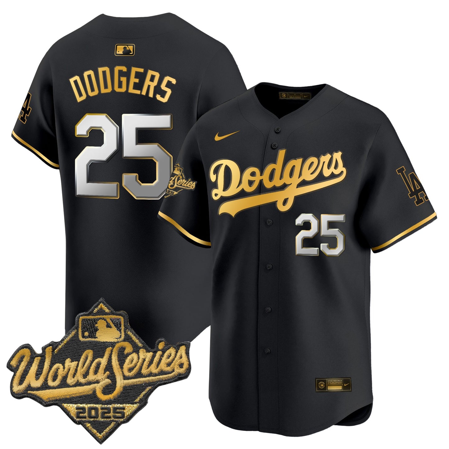 Black Gold - #25 Dodgers