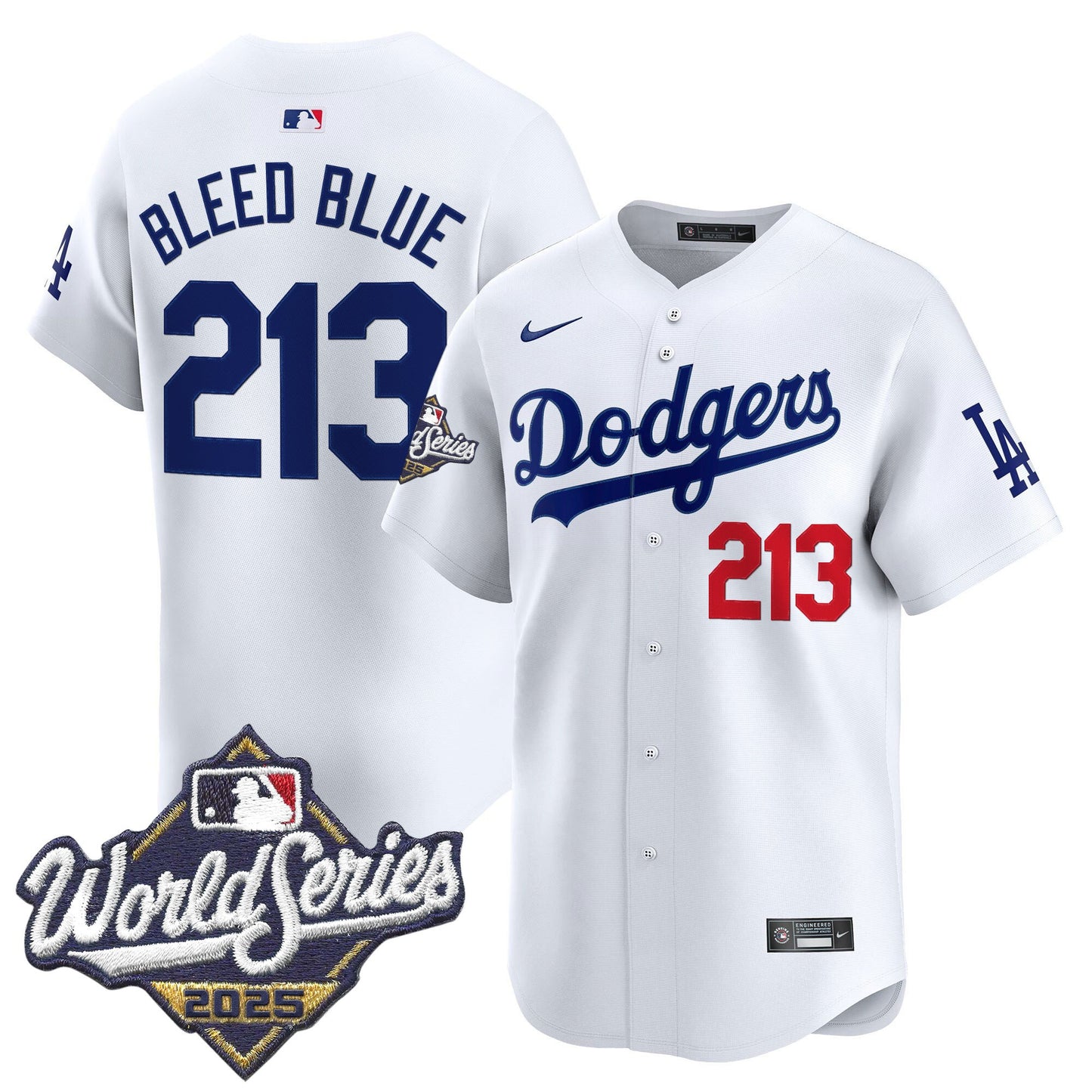 White - Bleed Blue 213