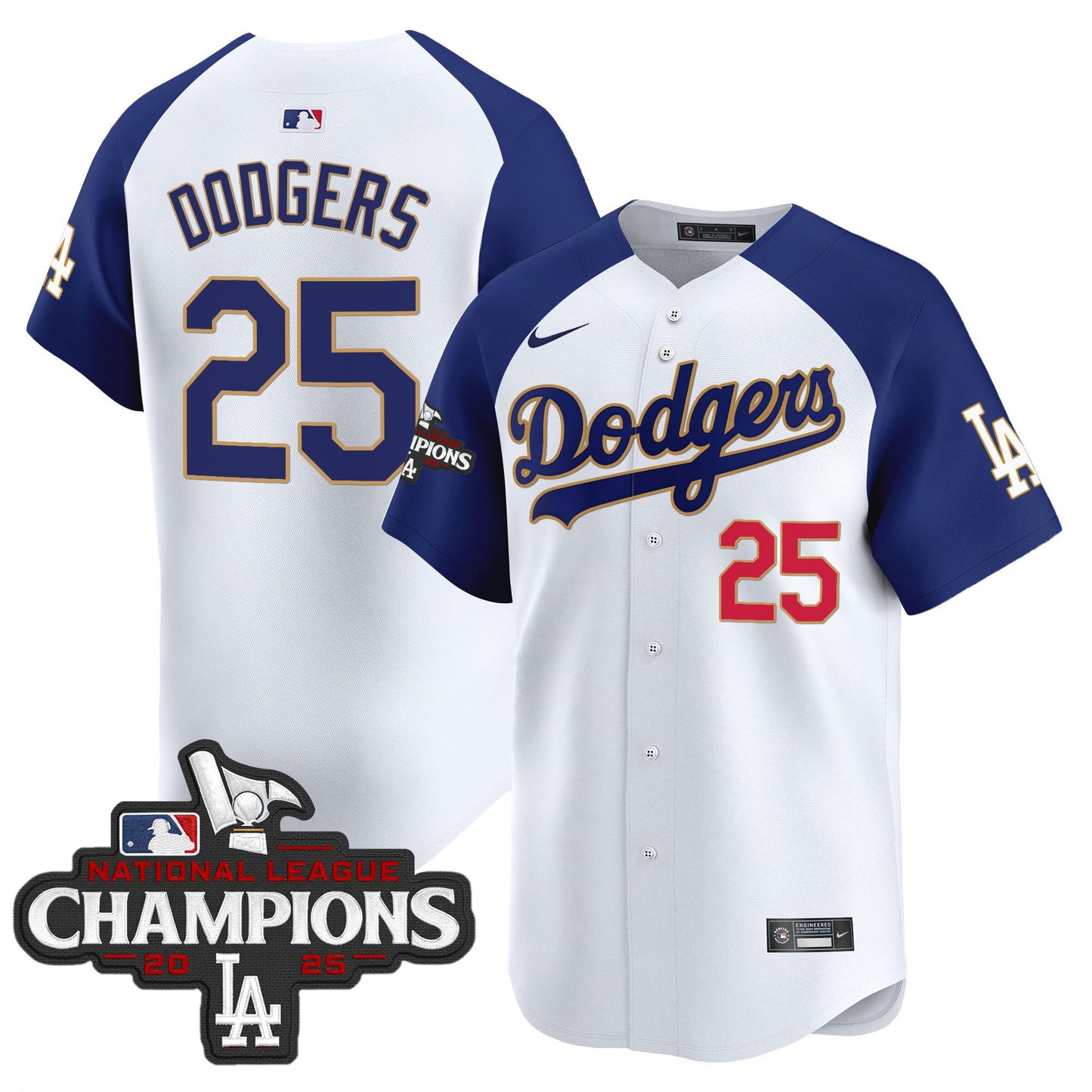 White Alternate - #25 Dodgers