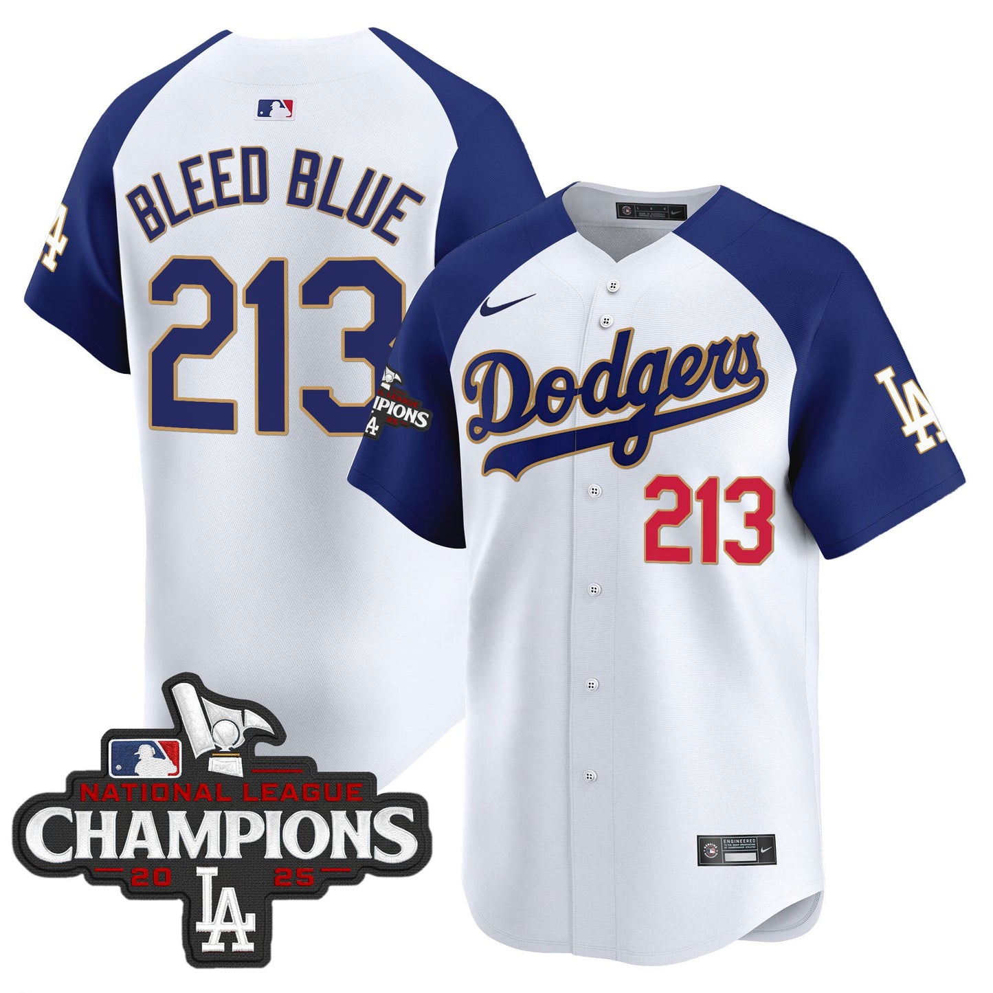 White Alternate - Bleed Blue 213