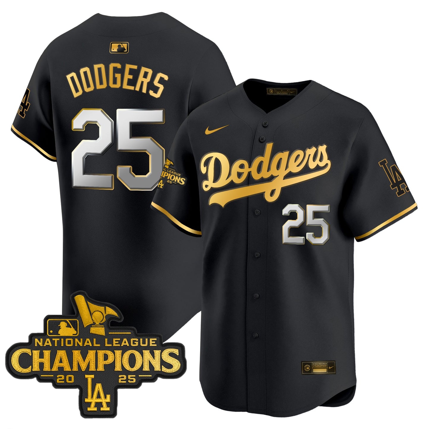 Black Gold - #25 Dodgers