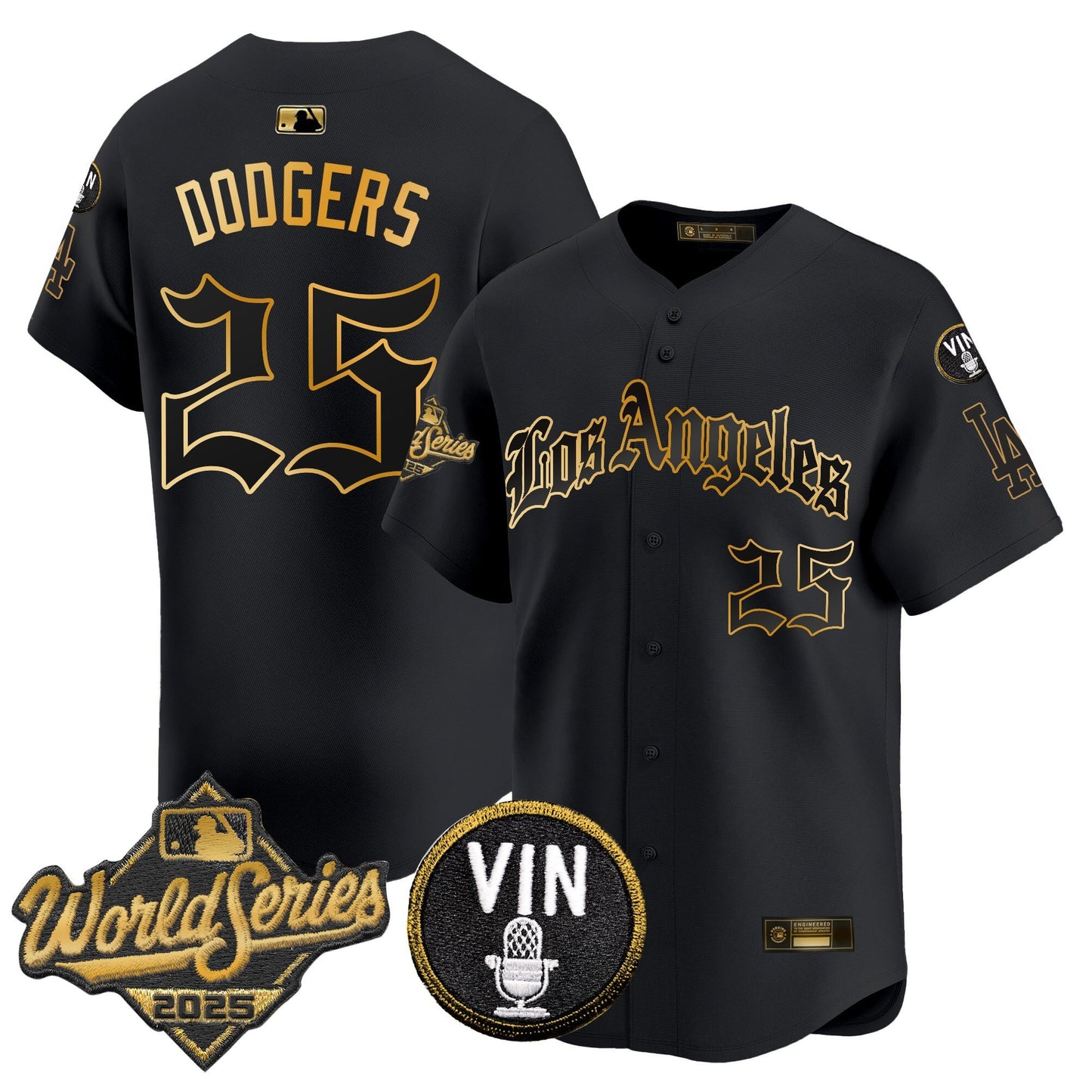 Black Gold - #25 Dodgers