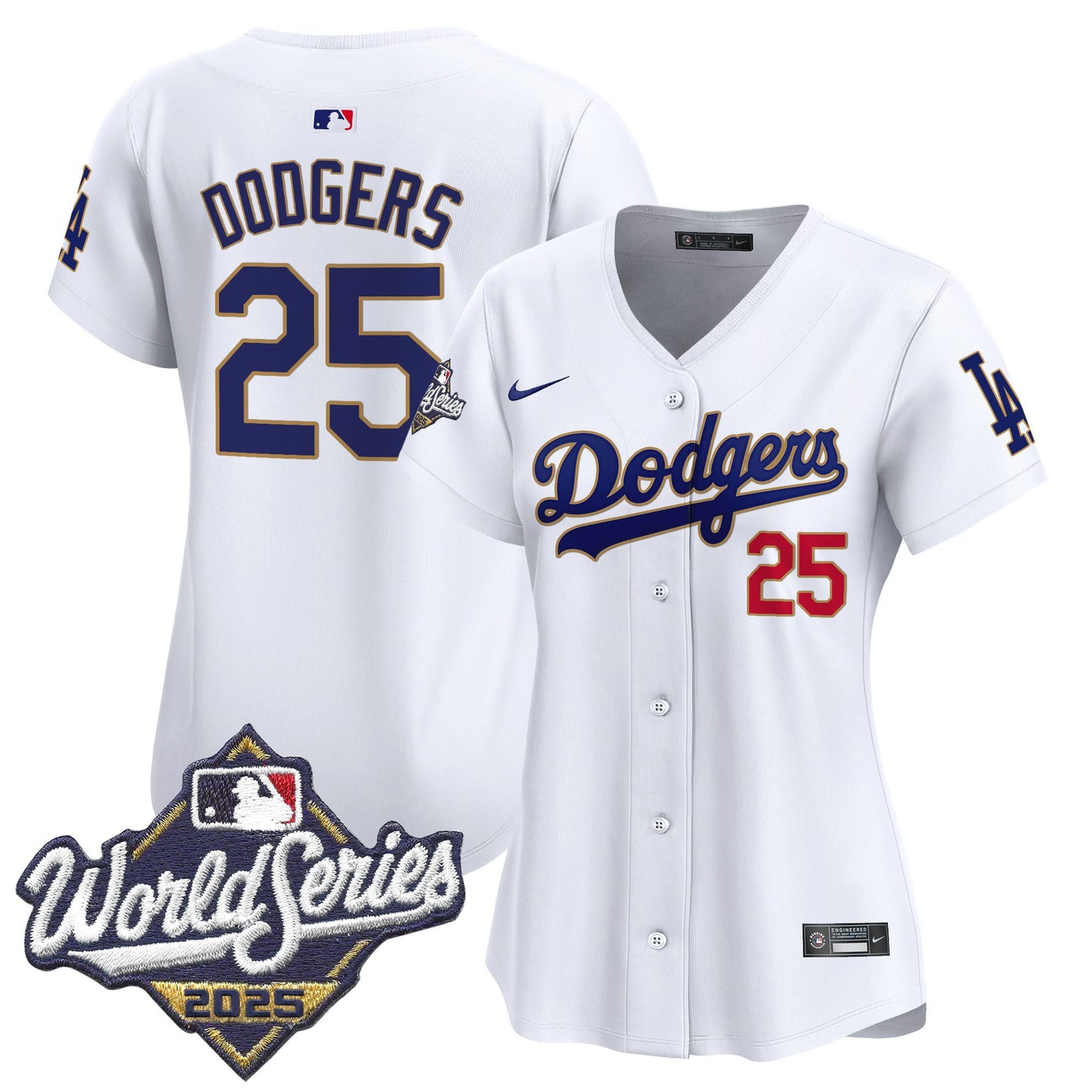 White - #25 Dodgers
